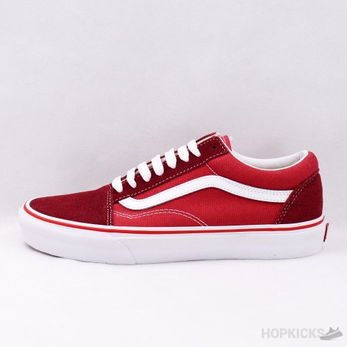 vans old skool brick red