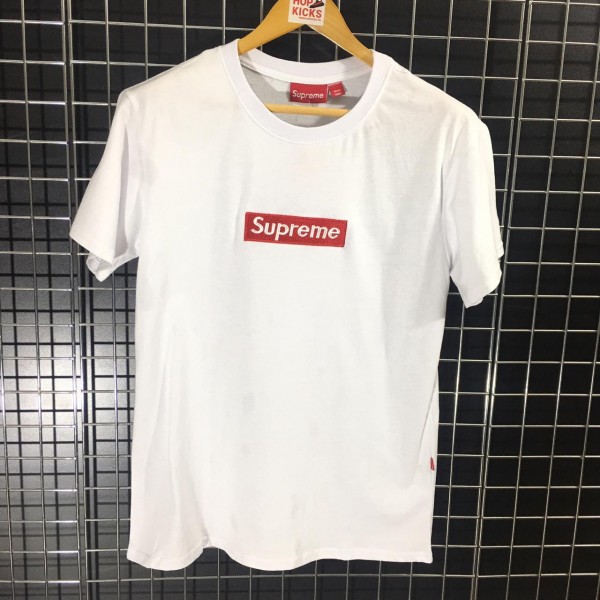 Supreme Box Logo Tee White [Embroided]