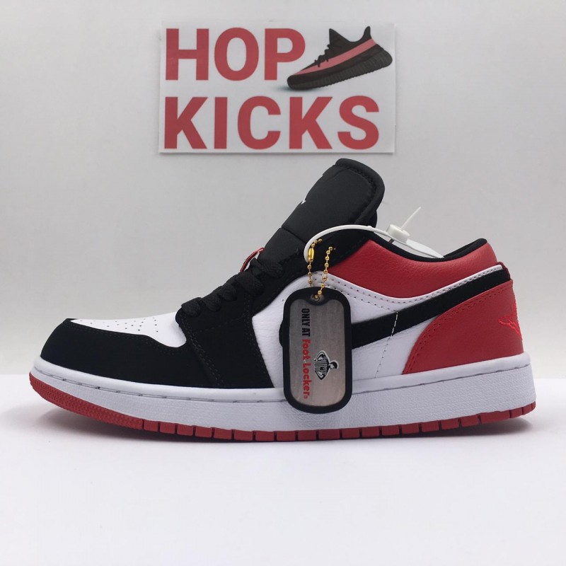 jordan 1 low black toe 2019