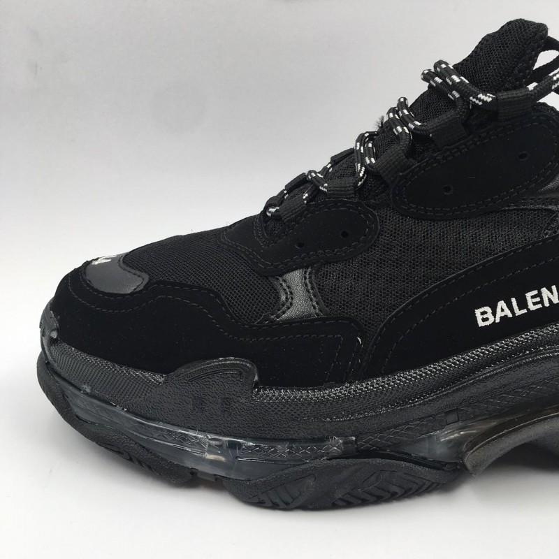 Balenciaga Triple S Red Silver White Grailed