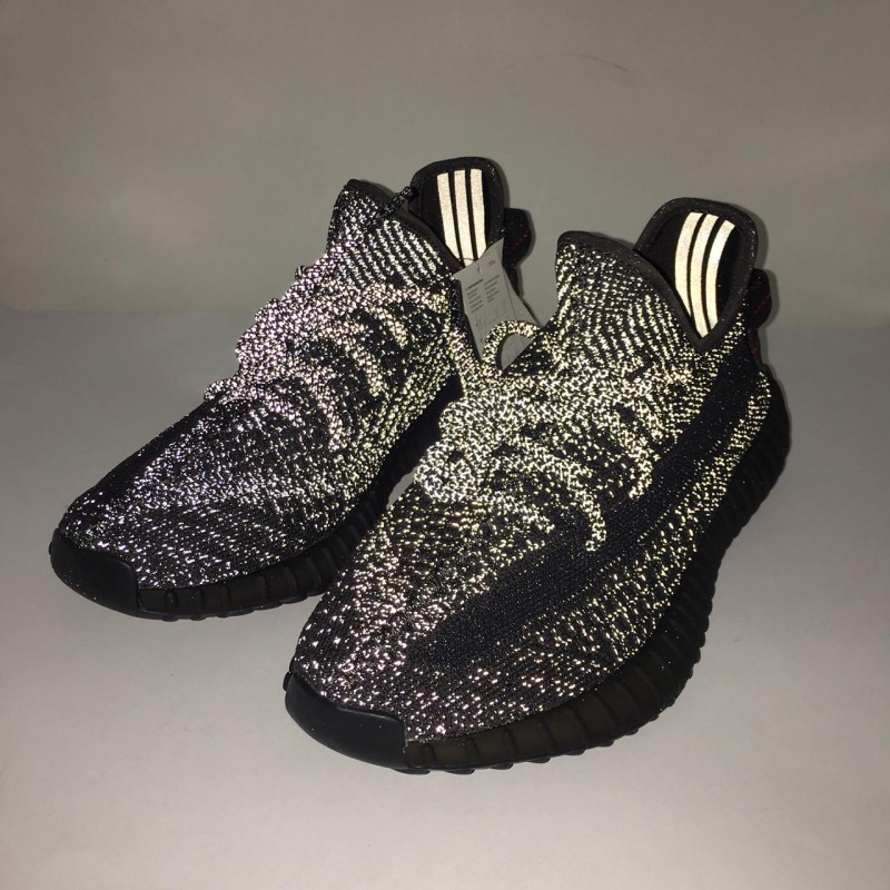 black full reflective yeezy