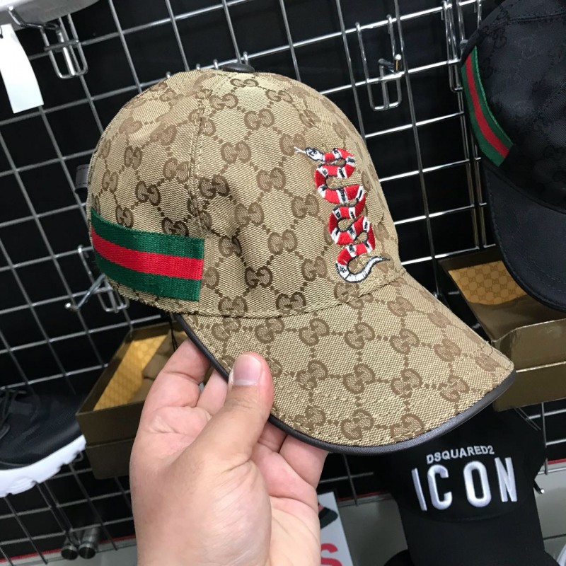 gucci cap with snake