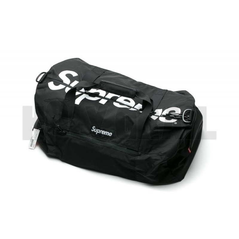 supreme duffle bag ss17 black