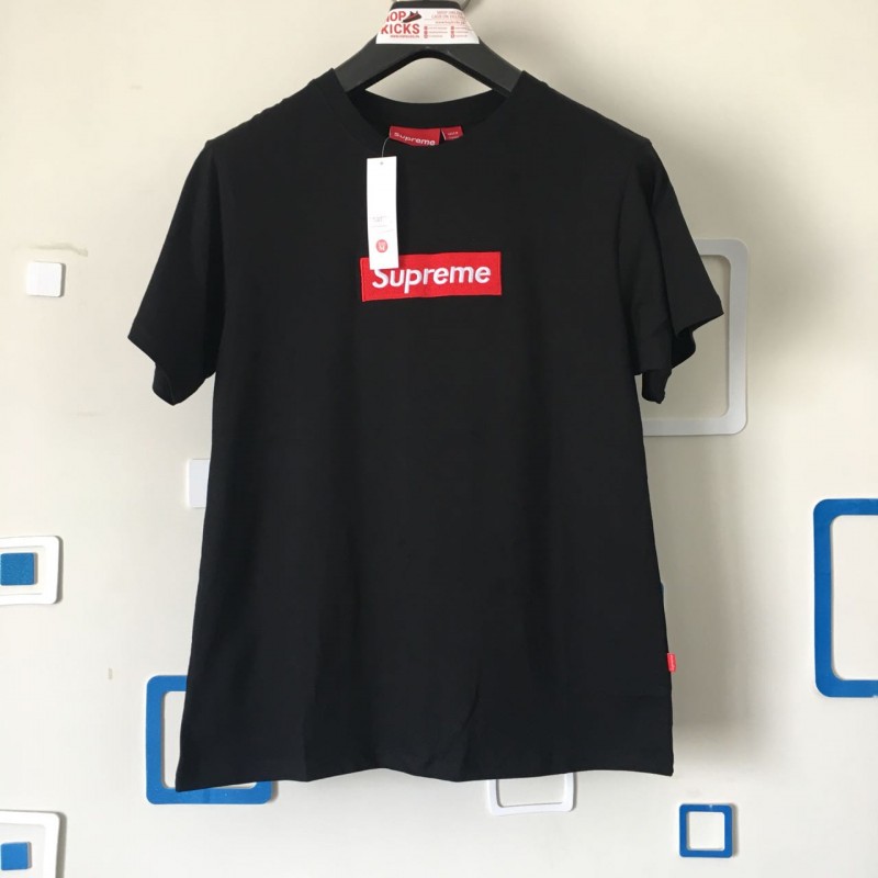 supreme box logo sweatshirt black