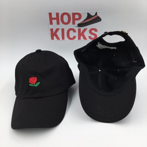 the hundreds rose cap black