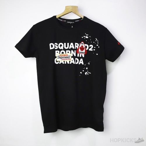 Dsquared2 Born in Canada Black T-Shirt