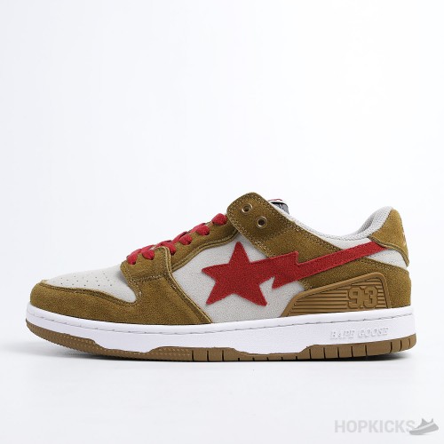 A Bathing Ape Sk8 Sta Wheat Red