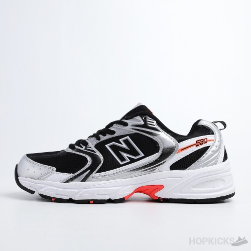 New Balance 530v2 White Black Red