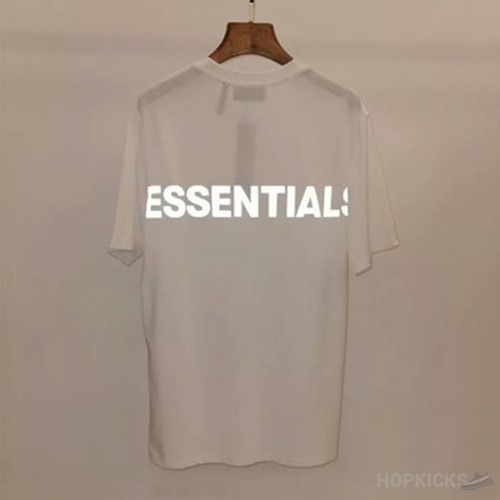 Essentials White T-Shirt (Reflective)