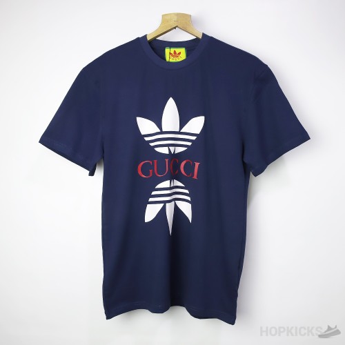 Gucci x Adidas Blue T-Shirt