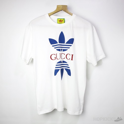 Gucci x Adidas White T-Shirt