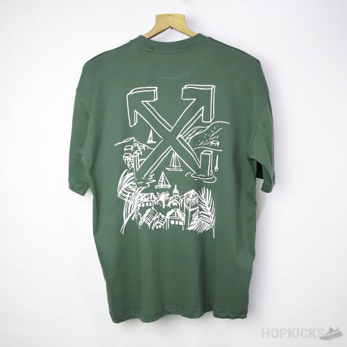 Off-White Green T-Shirt