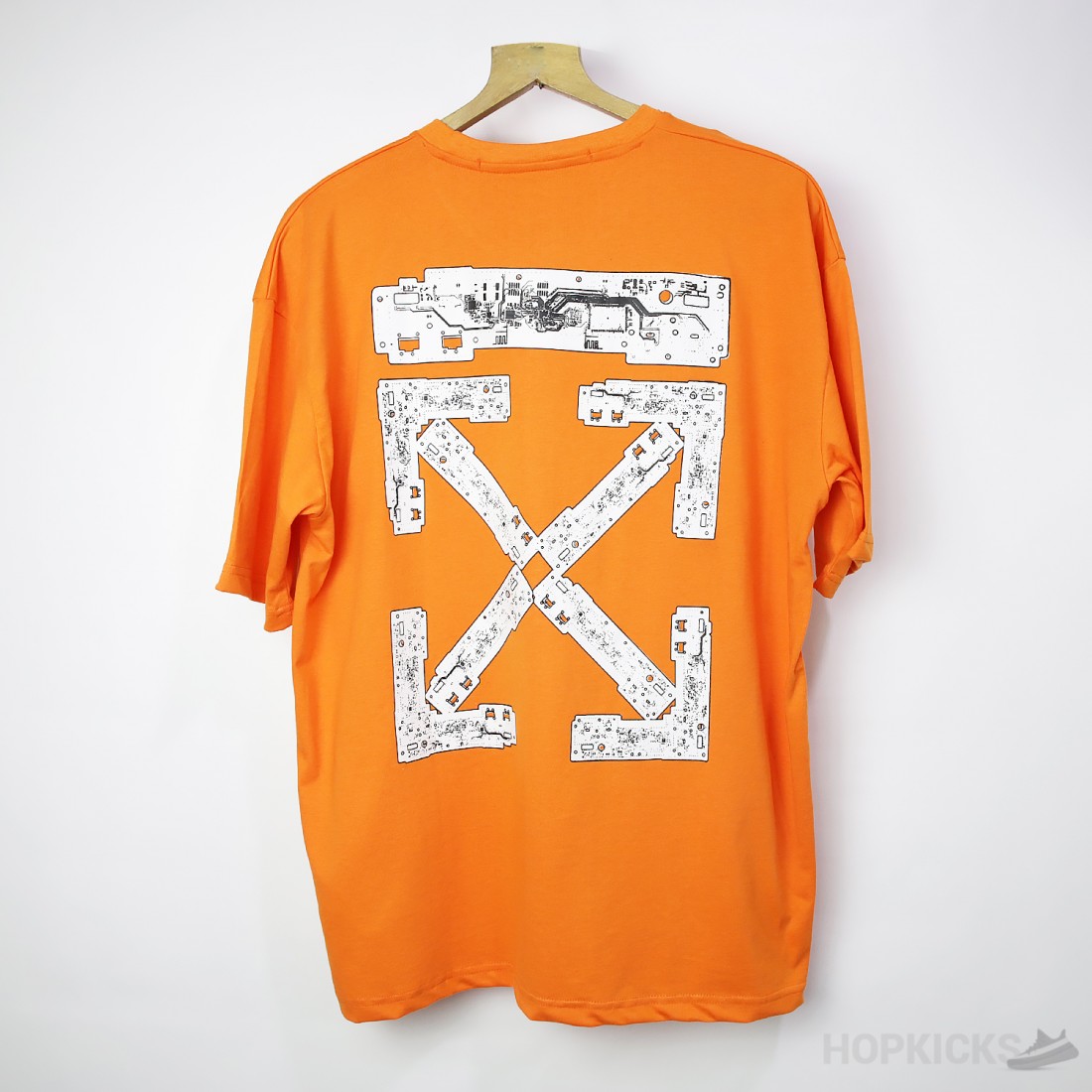 off white orange t shirt