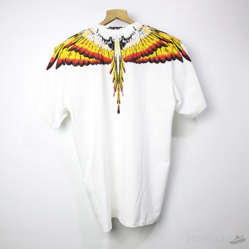 Marcelo Burlon Wing T-Shirt White Orange