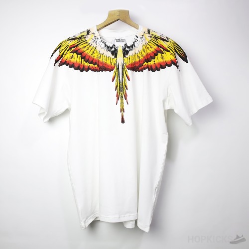 Marcelo Burlon Wing T-Shirt White Orange