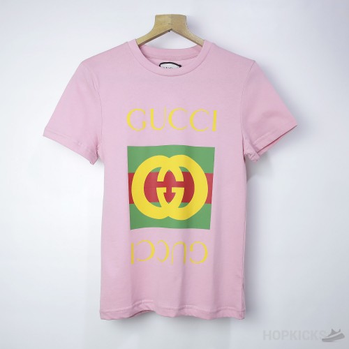 Gucci Classic Pink T-Shirt (Economy Batch)