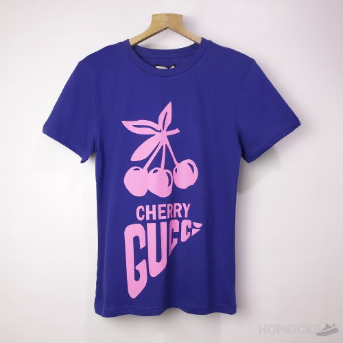 Gucci x Cherry Premium T-Shirt Navy