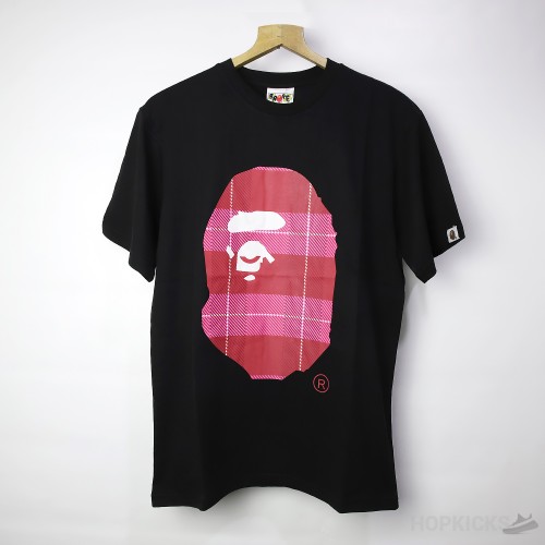 Bape Red Classic Print Black T-shirt