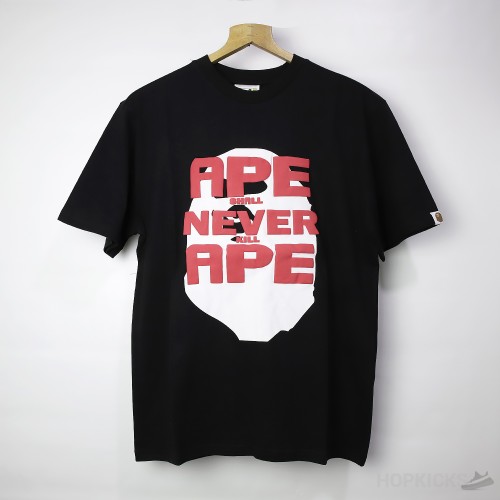 Bape Puff Printed Black T-Shirt