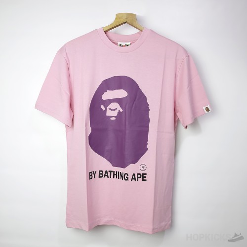 Bape Classic Logo Purple Pink T-Shirt