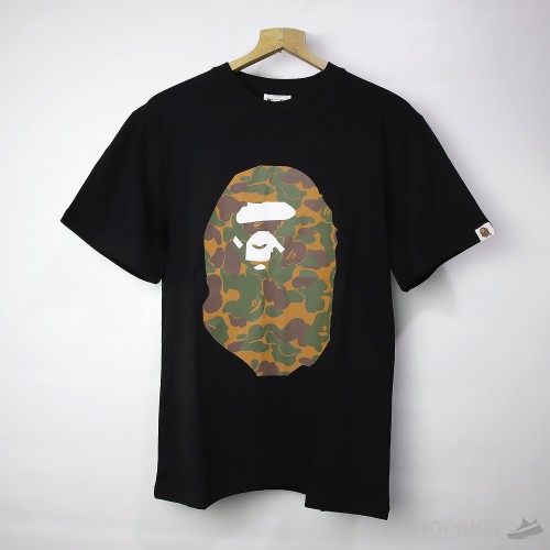 Bape Front Back Camo Print Black T-Shirt