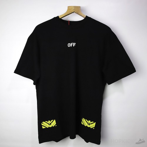 Off-White Warning Arrow Black T-Shirt