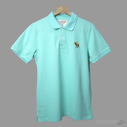 Abercrombie & Fitch Turquoise Polo Shirt