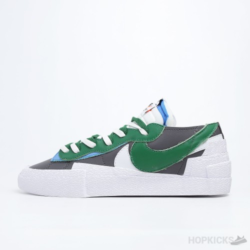 Blazer Low Sacai Medium Grey Classic Green