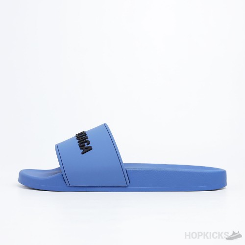 Bale*ciaga Pool Slide Blue 