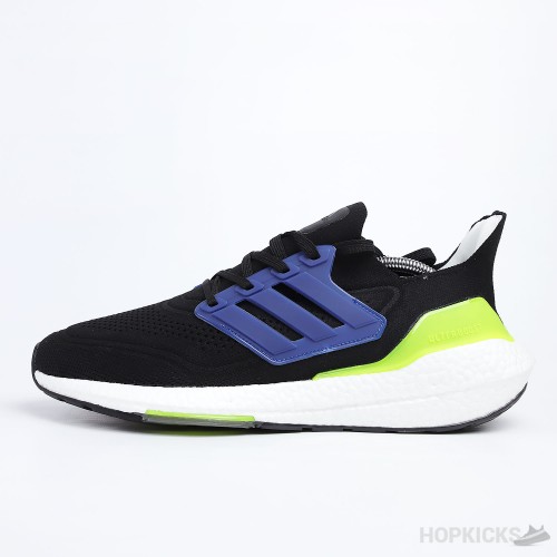 Ultra Boost 21 Consortium Black Blue Volt Green