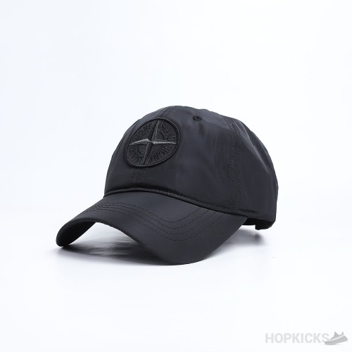 Stone Island Nylon Black Metal Cap