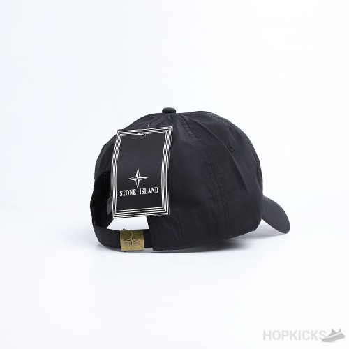 Stone Island Nylon Black Metal Cap