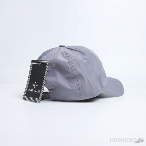 Stone Island Nylon Silver Metal Cap