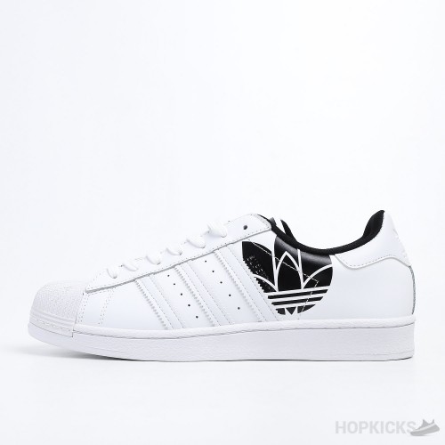 Superstar White Black Trefoil