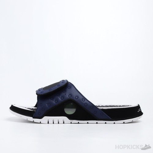 Air Jordan Hydro 13 Retro Midnight Navy Blue Black Slides