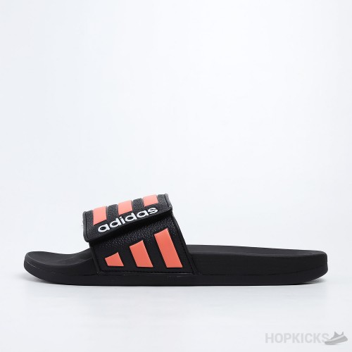 Adilette Core Black Orange Slides