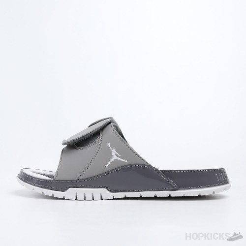 Air Jordan Hydro 6 Retro Grey White Slides