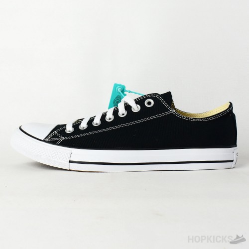 All-Star Black Canvas Low Top (Dot Perfect)