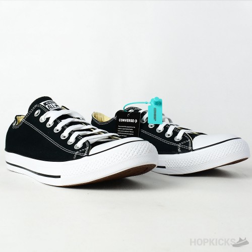 All-Star Black Canvas Low Top (Dot Perfect)