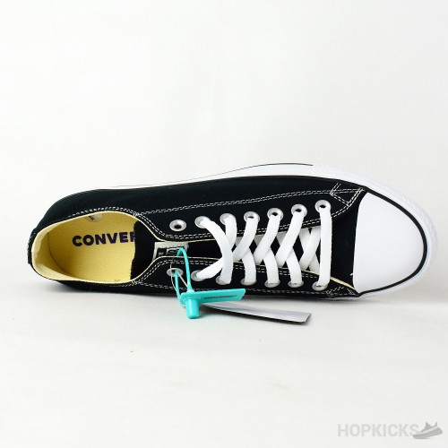 All-Star Black Canvas Low Top (Dot Perfect)