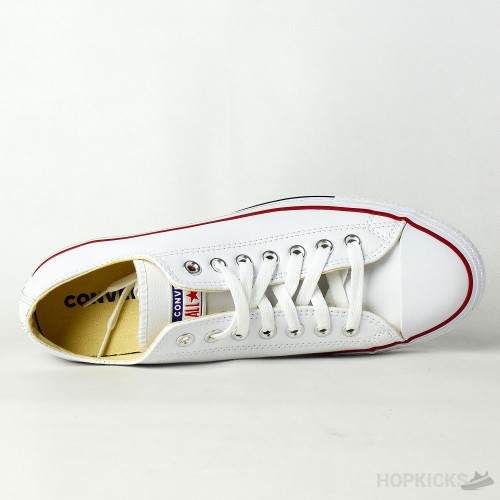 Chuck 70s Heritage Low White Leather (Dot Perfect)