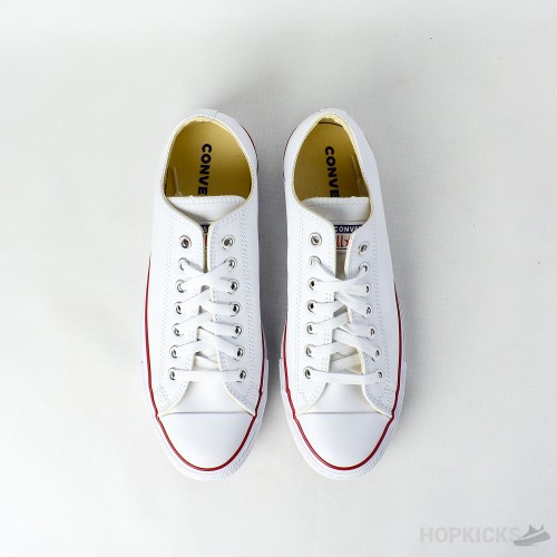 Chuck 70s Heritage Low White Leather (Dot Perfect)