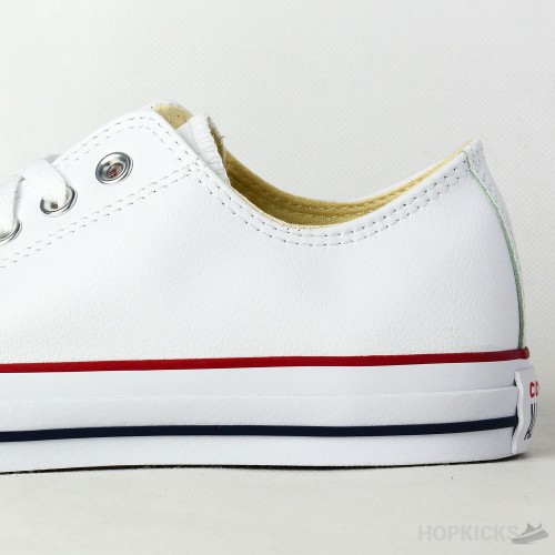 Chuck 70s Heritage Low White Leather (Dot Perfect)