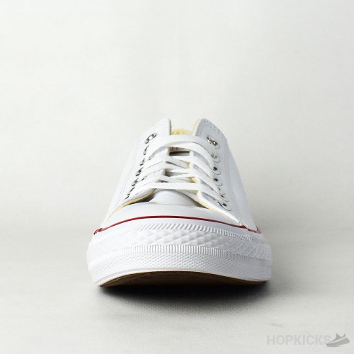 Chuck 70s Heritage Low White Leather (Dot Perfect)