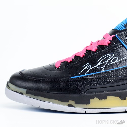 Off-White x Air Jordan 2 Retro Low SP Black Blue