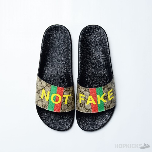 Gucci Not Fake Slides