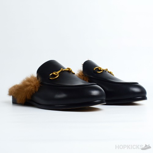 Gucci Princetown furr Loafers