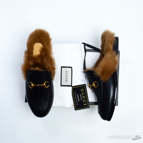 Gucci Princetown furr Loafers