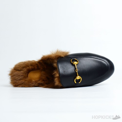 Gucci Princetown furr Loafers