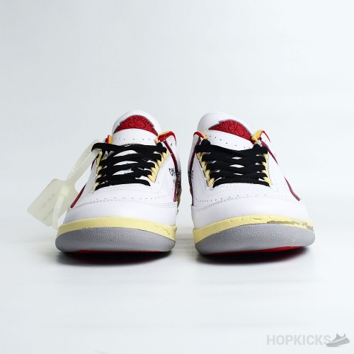 Off-White x Air Jordan 2 Retro Low SP White Red